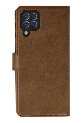 CepteToptan Samsung Galaxy A22 Kılıf Trend S Plus Kapaklı Kılıf - Taba - DROPX2972-2727