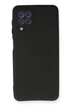 CepteToptan Samsung Galaxy A22 Kılıf First Silikon - Siyah - DROPX3248-3216