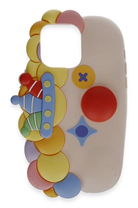 CepteToptan iPhone 15 Pro Max Kılıf Poky Karakter Silikon Kapak - Desen 7 - DROPX4388-6012
