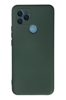 CepteToptan General Mobile GM 21 Kılıf Nano içi Kadife Silikon - Koyu Yeşil - DROPX1590-6307