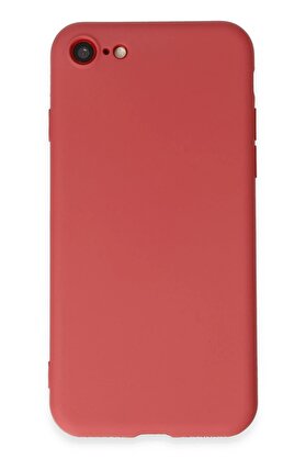 CepteToptan iPhone 7 Kılıf First Silikon - Kiremit - DROPX9117-3849