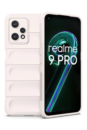 CepteToptan Realme 9 Pro 5G Kılıf Optimum Silikon - Krem - DROPX7161-1465