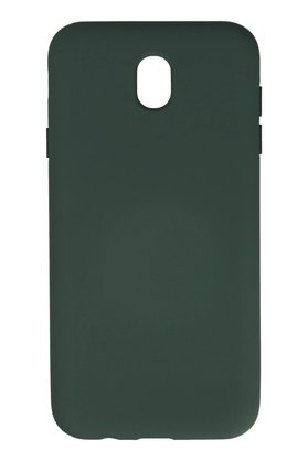 CepteToptan Samsung Galaxy J7 Pro / J730 Kılıf Nano içi Kadife Silikon - Koyu Yeşil - DROPX2235-6670