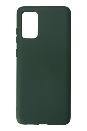 CepteToptan Samsung Galaxy S20 Plus Kılıf Nano içi Kadife Silikon - Koyu Yeşil - DROPX1478-1749