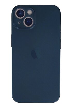 CepteToptan iPhone 13 Mini Kılıf PP Ultra İnce Kapak - Mavi - DROPX8744-8713