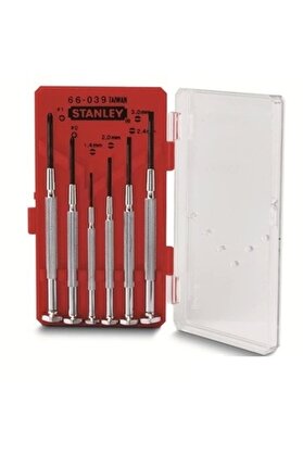 Stanley 1-66-039 Saatçi Tornavida Seti 6 Parça