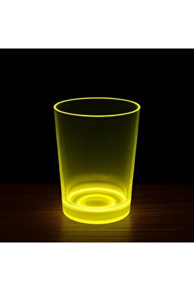 Evi̇mdeyokyok Partyglow Neon Sarı Bardak 8.5 X 10.5 Cm