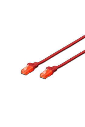 evimdeyokyok Beek CAT. 6 Patch Kablo, U/UTP, 2.5 metre, AWG 26, Kırmızı Renk, LSZH