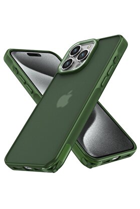 CepteToptan iPhone 15 Pro Max Kılıf Elegant Kapak - Yeşil - DROPX8524-9089
