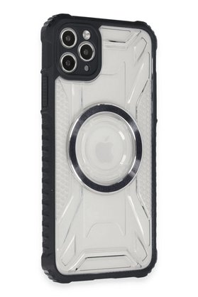 CepteToptan iPhone 11 Pro Max Kılıf Prag Magneticsafe Kapak - Siyah - DROPX3769-5274