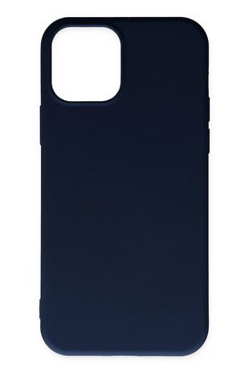 CepteToptan iPhone 11 Pro Max Kılıf Nano içi Kadife Silikon - Lacivert - DROPX9349-5277