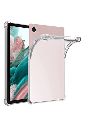 CepteToptan Samsung Galaxy X510 Tab S9 FE 11 Kılıf Anti Şeffaf Tablet Silikon - Şeffaf - DROPX6318-3220