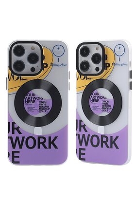 CepteToptan iPhone 14 Pro Kılıf Apollo Magneticsafe Desenli Kapak - Apollo Şeffaf - 6 - DROPX8108-5516