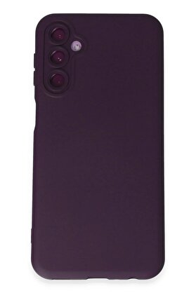 CepteToptan Samsung Galaxy M34 5G Kılıf Nano içi Kadife Silikon - Mor - DROPX6549-3424