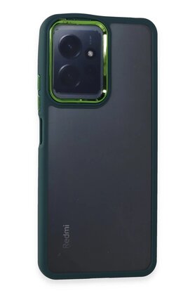 CepteToptan Xiaomi Redmi Note 12 4G Kılıf Dora Kapak - Haki Yeşil - DROPX7107-2808
