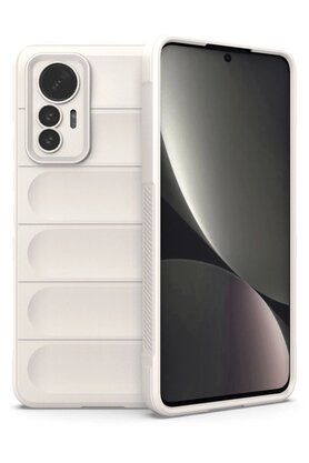 CepteToptan Xiaomi Mi 12 Lite Kılıf Optimum Silikon - Krem - DROPX6034-4214
