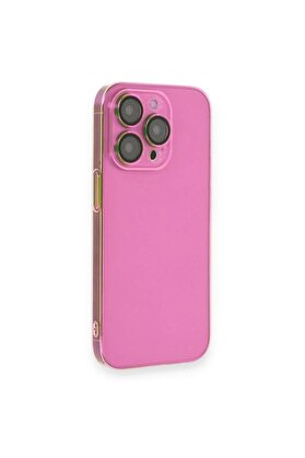 CepteToptan iPhone 14 Pro Kılıf Armada Lensli Kapak - Pembe - DROPX2613-1039