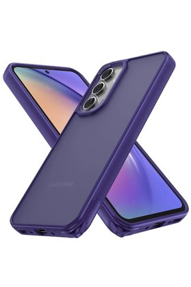 CepteToptan Samsung Galaxy A05S Kılıf Elegant Kapak - Derin Mor - DROPX1615-3427