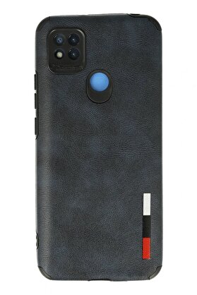 CepteToptan Xiaomi Redmi 9C Kılıf Loop Deri Silikon - Lacivert - DROPX7250-5816