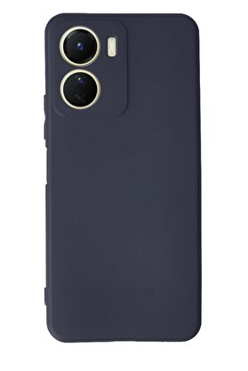 CepteToptan Vivo Y16 Kılıf First Silikon - Lacivert - DROPX3672-5543