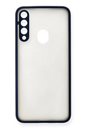 CepteToptan Huawei Y6P Kılıf Montreal Silikon Kapak - Lacivert - DROPX6767-8128