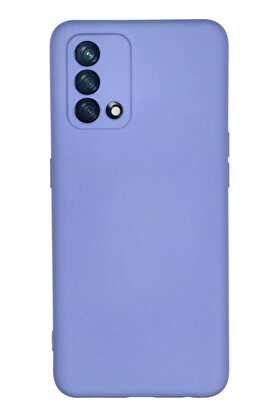 CepteToptan Oppo A74 4G Kılıf Nano içi Kadife Silikon - Lila - DROPX9755-1663