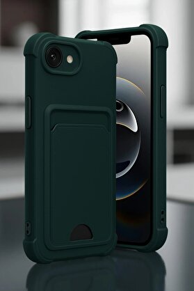 CepteToptan Apple iPhone 16E Kelvin Kartvizitli Silikon - Lila - DROPX2936-9715