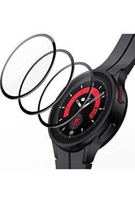 CepteToptan Samsung Galaxy Watch 4 42mm Polymer Nano Ekran Koruyucu - Şeffaf - DROPX6915-8565