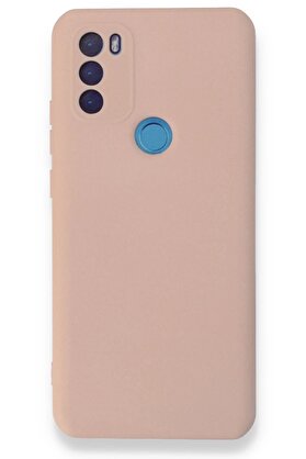 CepteToptan General Mobile GM 21 Plus Kılıf Nano içi Kadife Silikon - Pudra - DROPX4368-3217