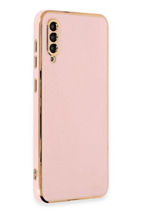CepteToptan Samsung Galaxy A50 Kılıf Volet Silikon - Pembe - DROPX2668-9587