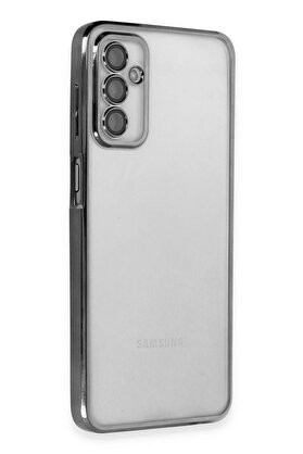 CepteToptan Samsung Galaxy M23 Kılıf Lensli Silikon - Siyah - DROPX7998-5395
