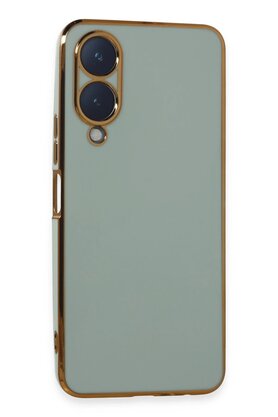 CepteToptan Vivo Y17S Kılıf Volet Silikon - Açık Yeşil - DROPX6735-1828