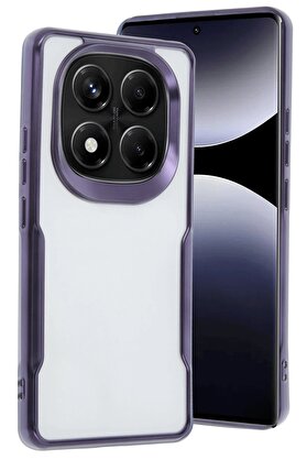 CepteToptan Xiaomi Redmi Note 14 Pro Plus Kılıf Boyi Silikon Kapak - Derin Mor - DROPX1696-4105