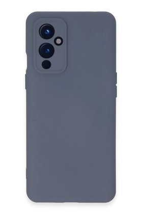 CepteToptan One Plus 9 Kılıf Nano içi Kadife Silikon - Gri - DROPX4872-9612