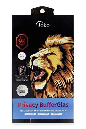 DropCep iPhone 14 Pro Max Buffer Hayalet Cam Ekran Koruyucu - Siyah - Ogz8397-1040