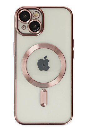 CepteToptan iPhone 14 Plus Kılıf Kross Magneticsafe Kapak - Rose - DROPX7769-8928
