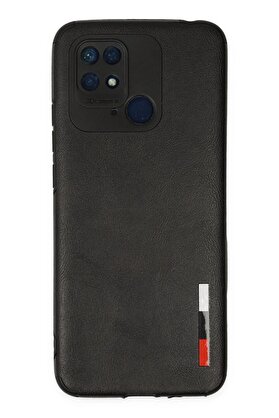 CepteToptan Xiaomi Redmi 10C Kılıf Loop Deri Silikon - Siyah - DROPX3888-1387