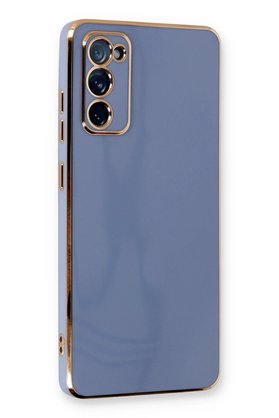 CepteToptan Samsung Galaxy S20 FE Kılıf Volet Silikon - Mavi - DROPX3352-2968