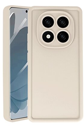 CepteToptan Xiaomi Redmi Note 14 Pro 5G Kılıf Viera Silikon - Krem - DROPX3225-4260