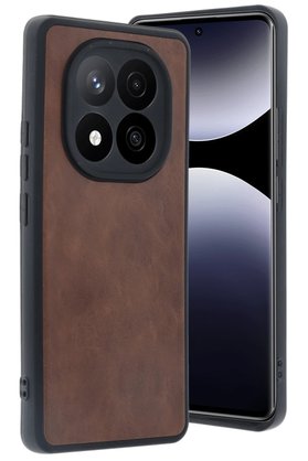 CepteToptan Xiaomi Redmi Note 14 Pro 5G Kılıf Aras Deri Kapak - Taba - DROPX2183-3105