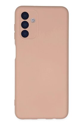 CepteToptan Samsung Galaxy A04S Kılıf Nano içi Kadife Silikon - Pudra - DROPX4100-7598