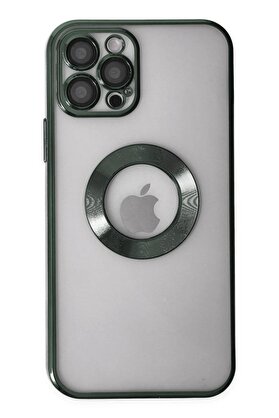 CepteToptan iPhone 12 Pro Max Kılıf Slot Silikon - Köknar Yeşili - DROPX3768-2981