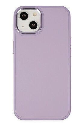 CepteToptan iPhone 14 Plus Kılıf Asya Deri Silikon - Lila - DROPX2099-3424
