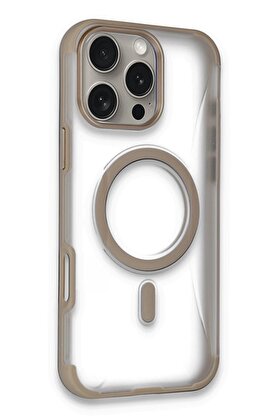 CepteToptan iPhone 16 Pro Hilton Magsafe Kapak - Gold - DROPX2922-2825