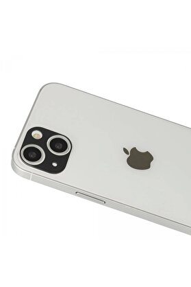 CepteToptan iPhone 13 Rainbow Kamera Lens Koruma Cam - Siyah - DROPX1691-7612