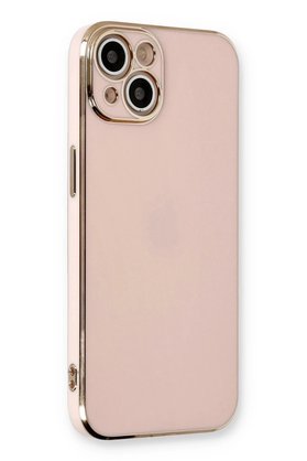CepteToptan iPhone 13 Kılıf Volet Silikon - Pembe - DROPX7194-4908