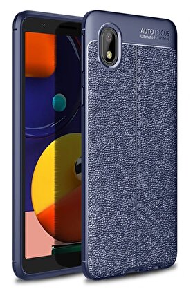 CepteToptan Samsung Galaxy A01 Core Kılıf Auto Focus Kapak - Lacivert - DROPX3448-8991