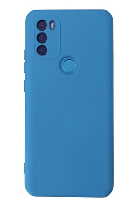 CepteToptan General Mobile GM 21 Plus Kılıf Nano içi Kadife Silikon - Mavi - DROPX2256-7181