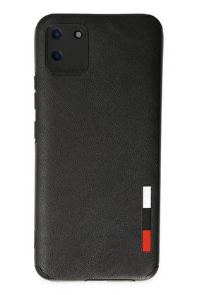 CepteToptan Realme C11 Kılıf Loop Deri Silikon - Siyah - DROPX5891-3401