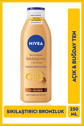 NIVEA Q10 7 Günde Sıkılaştırıcı ve Bronzlaştırıcı Vücut Losyonu 250ml